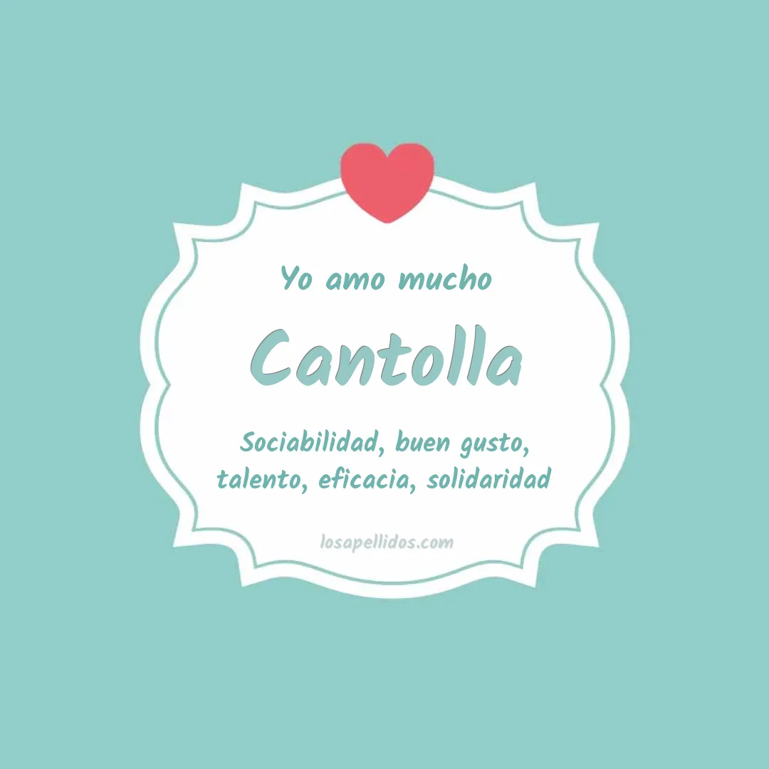 Yo amo mucho Cantolla