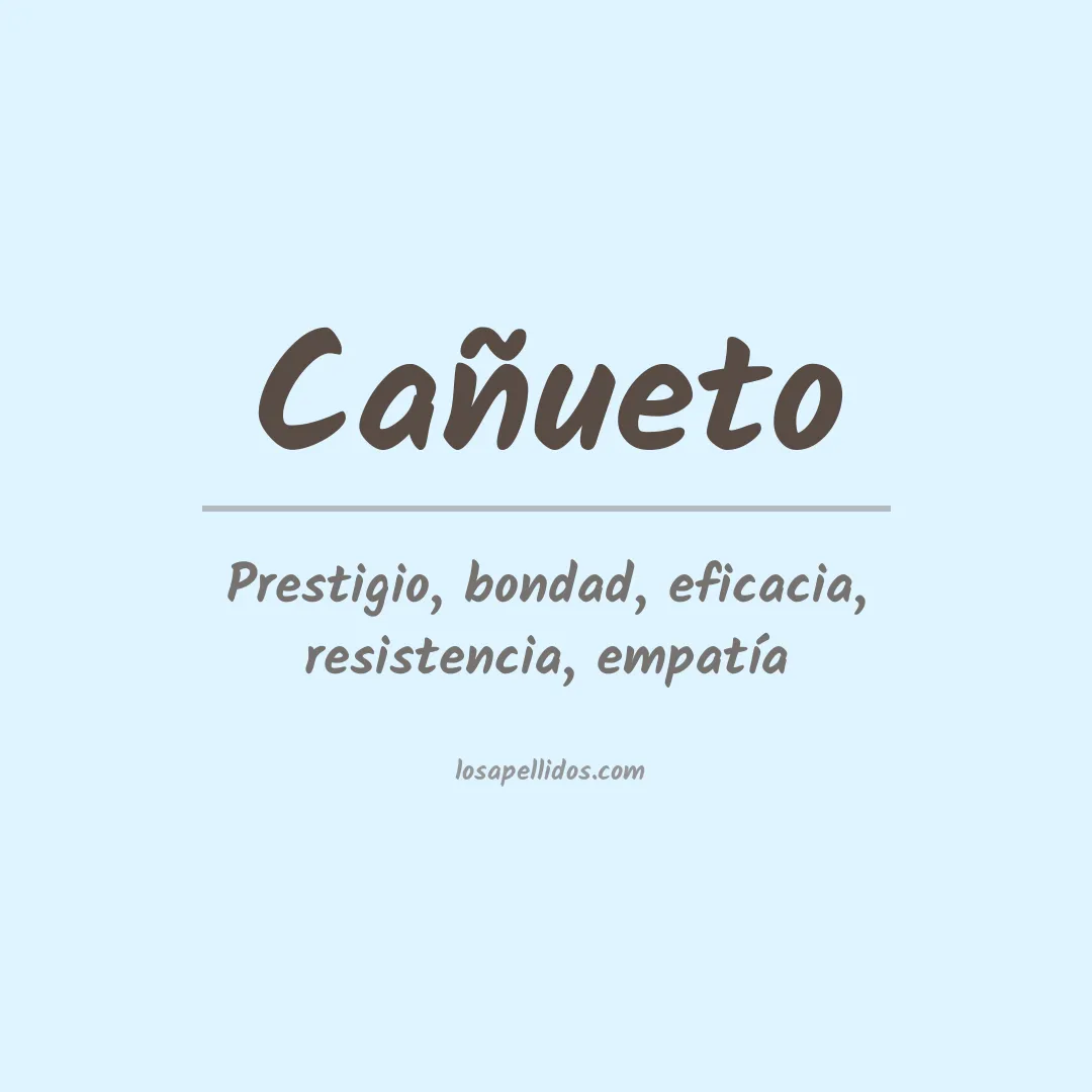 Apellido Cañueto