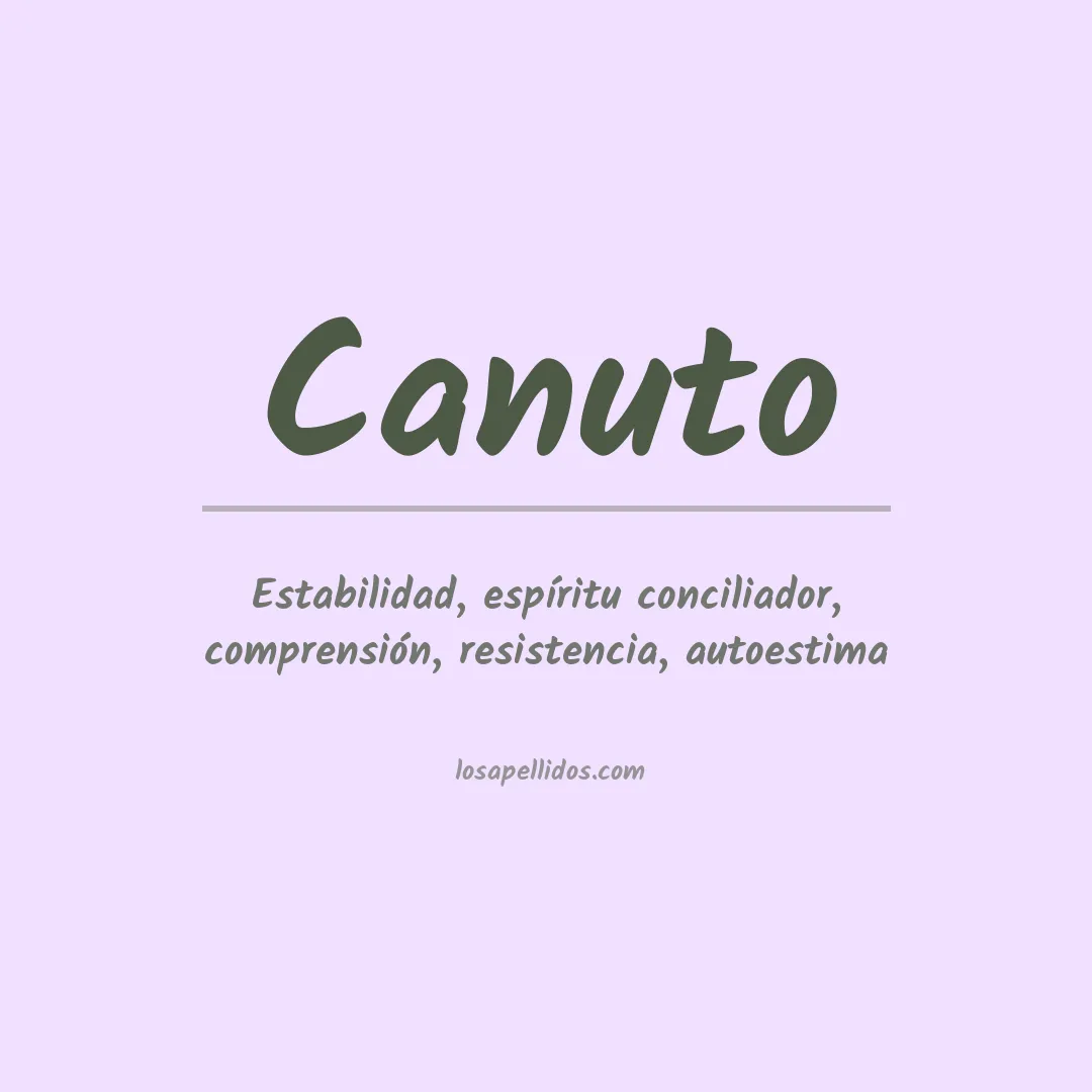 Apellido Canuto