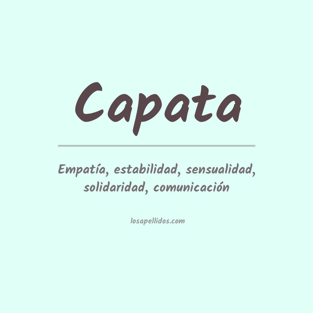 Apellido Capata
