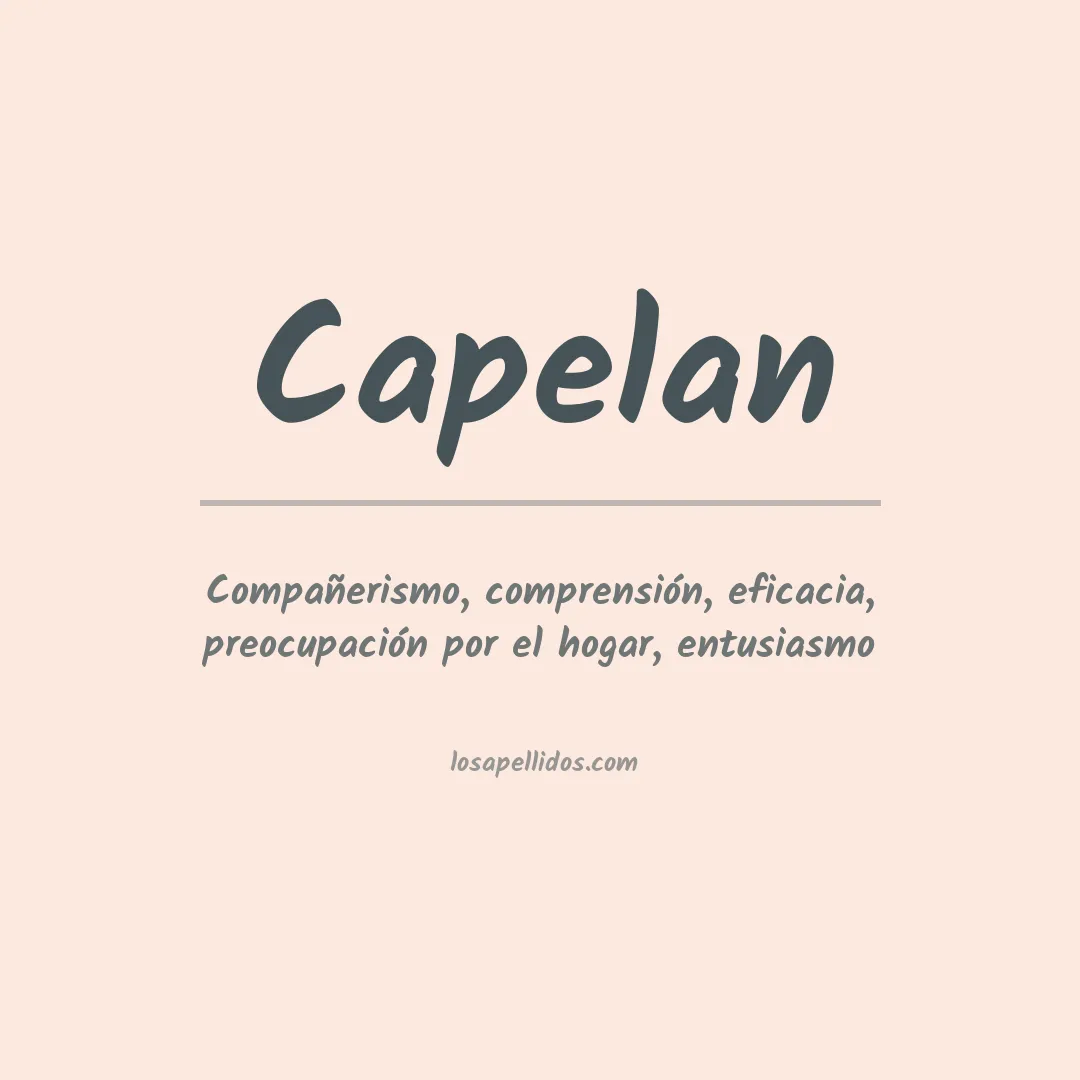 Apellido Capelan