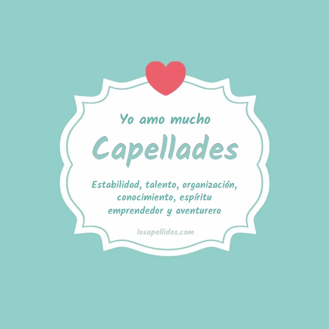 Yo amo mucho Capellades