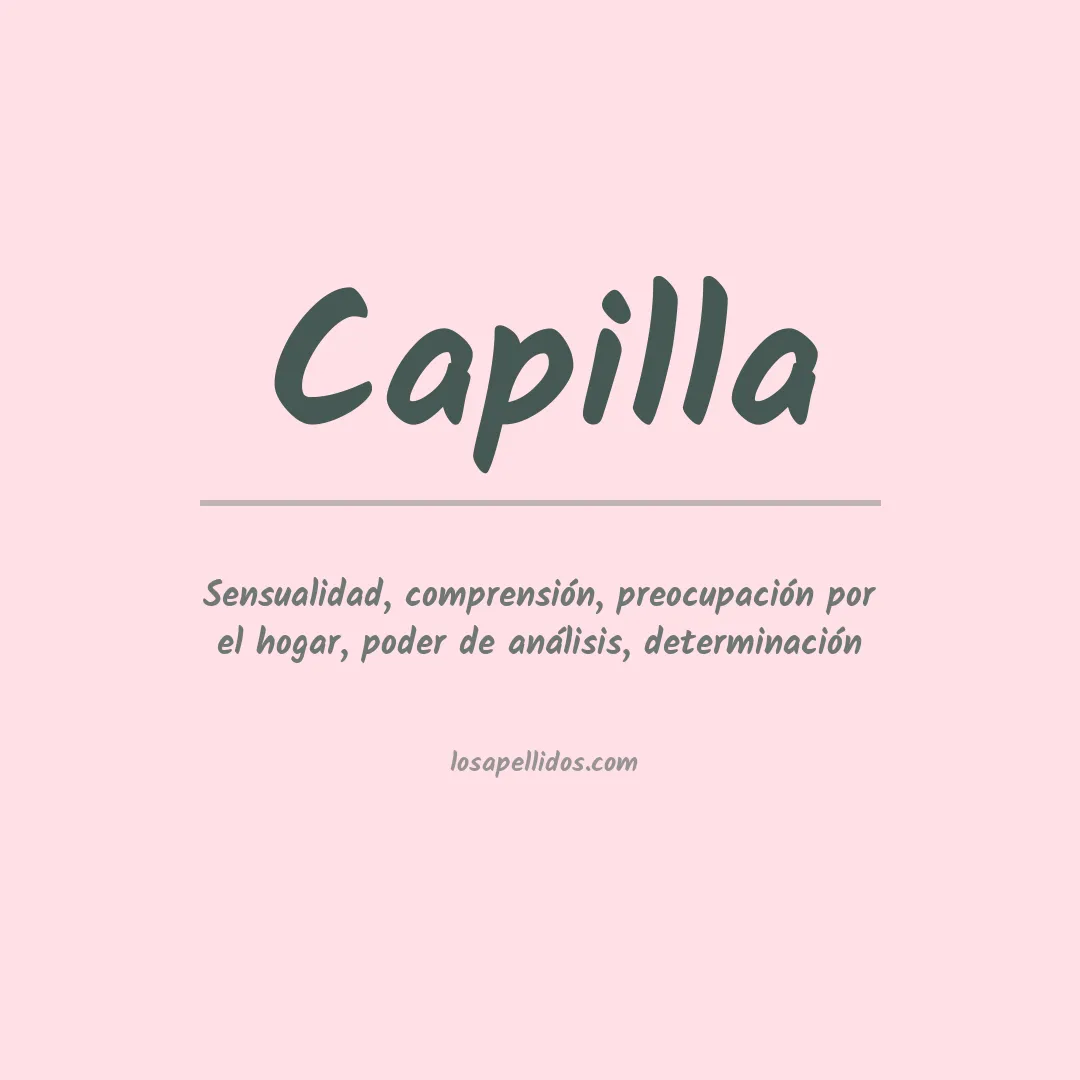 Apellido Capilla