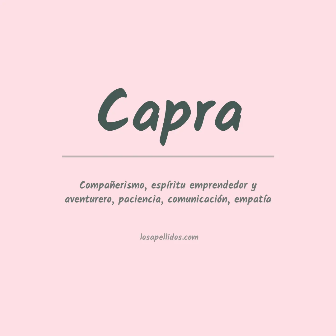 Apellido Capra
