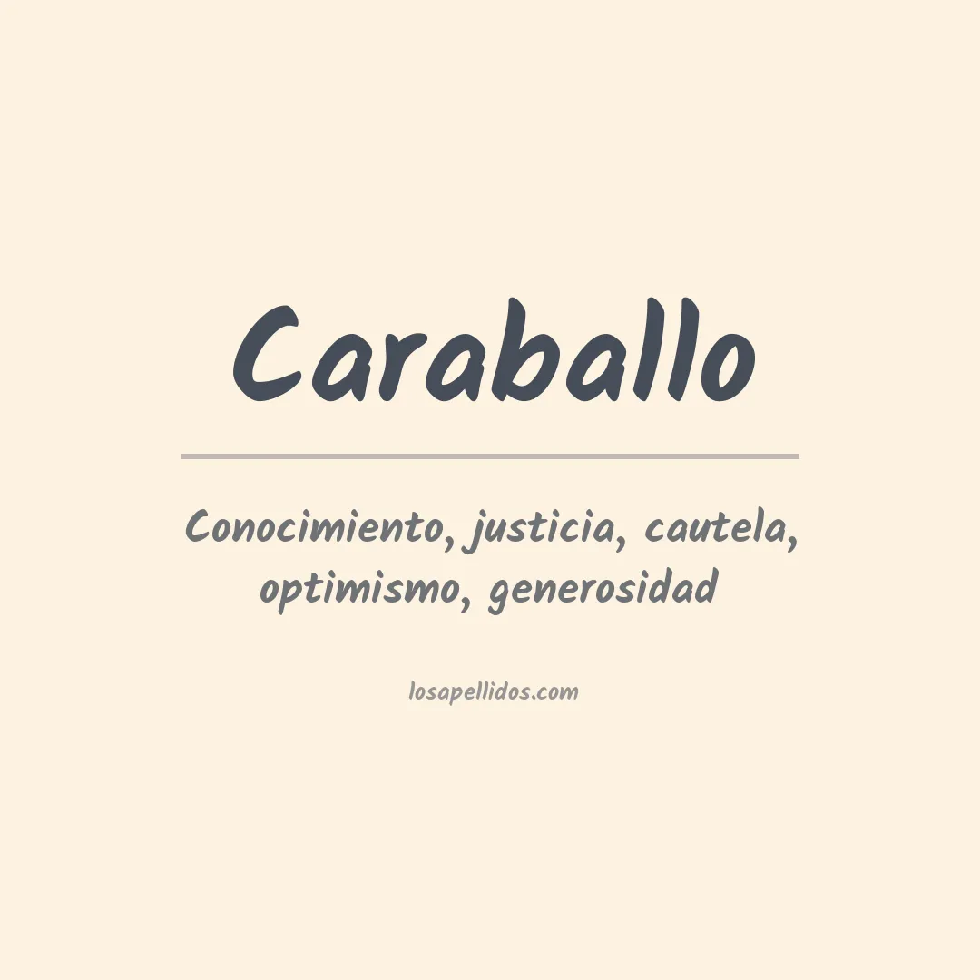 Apellido Caraballo