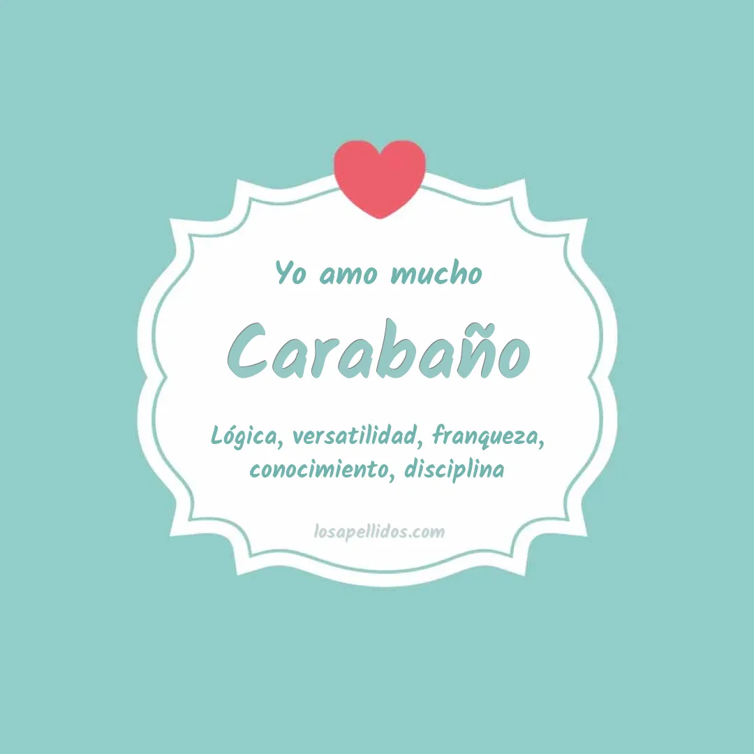 Yo amo mucho Carabaño