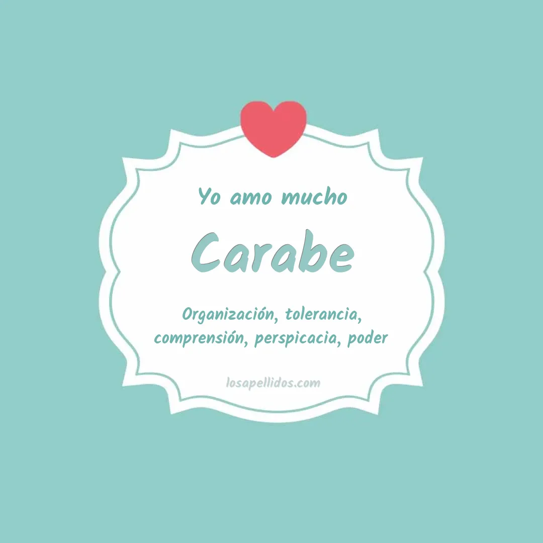 Yo amo mucho Carabe