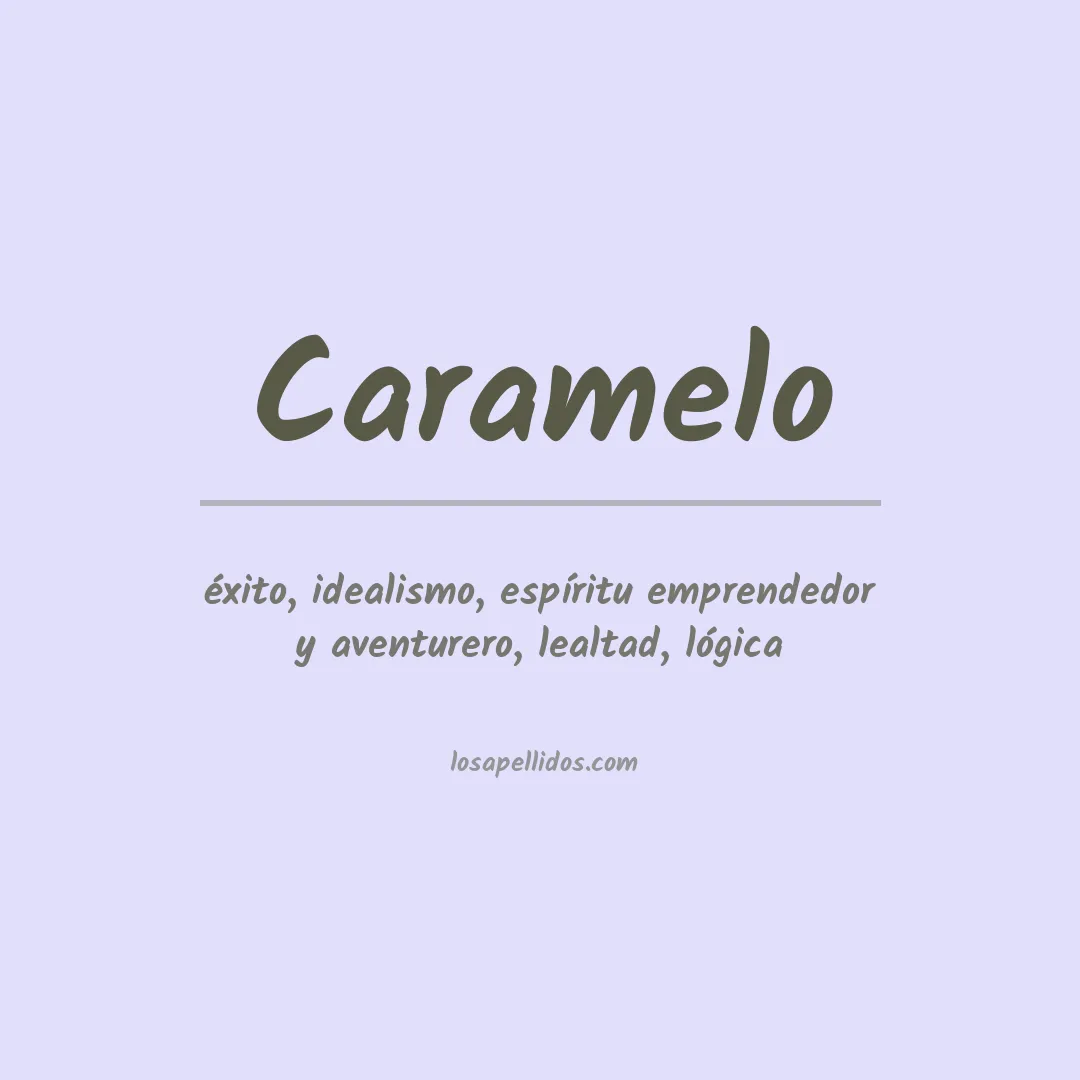 Apellido Caramelo