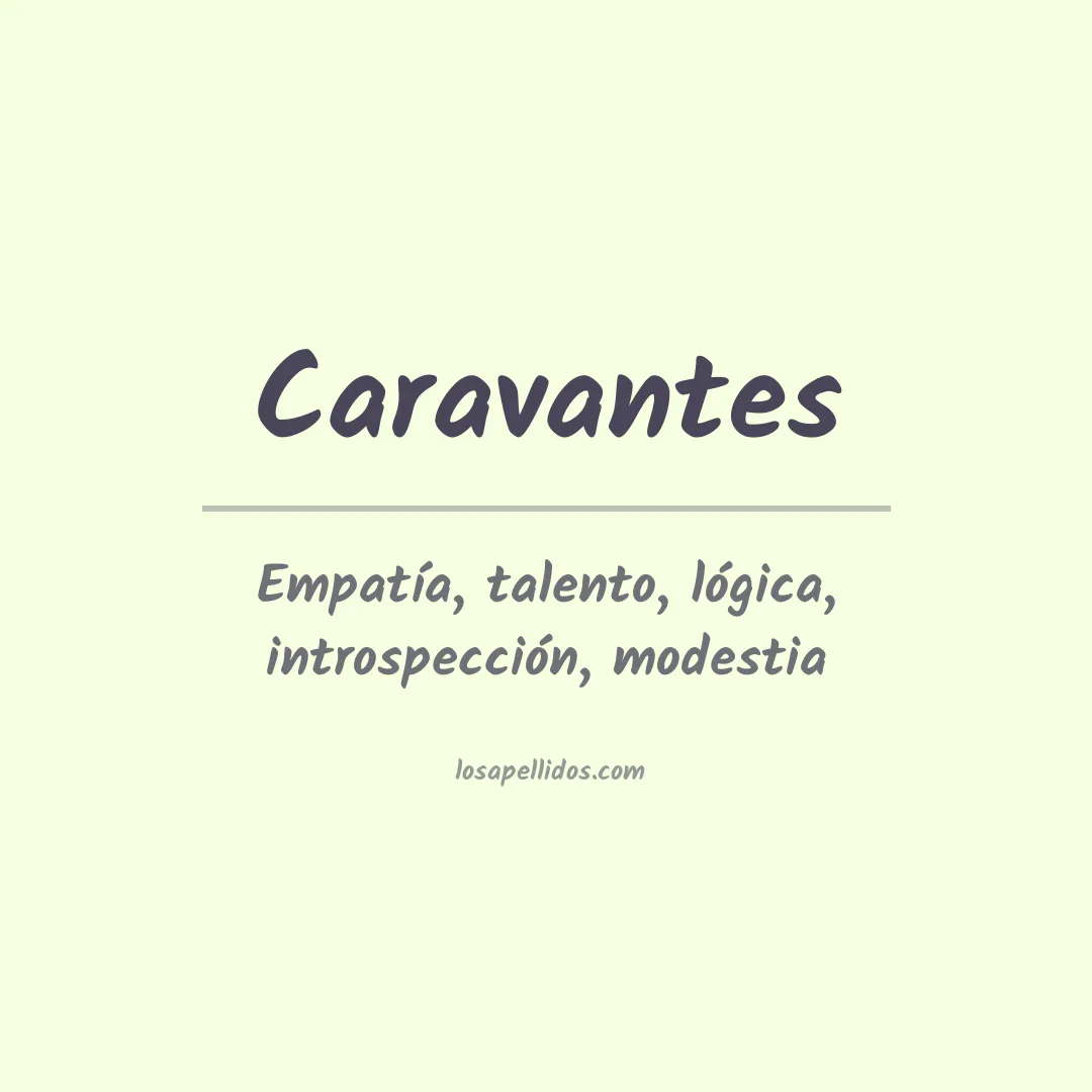 Apellido Caravantes
