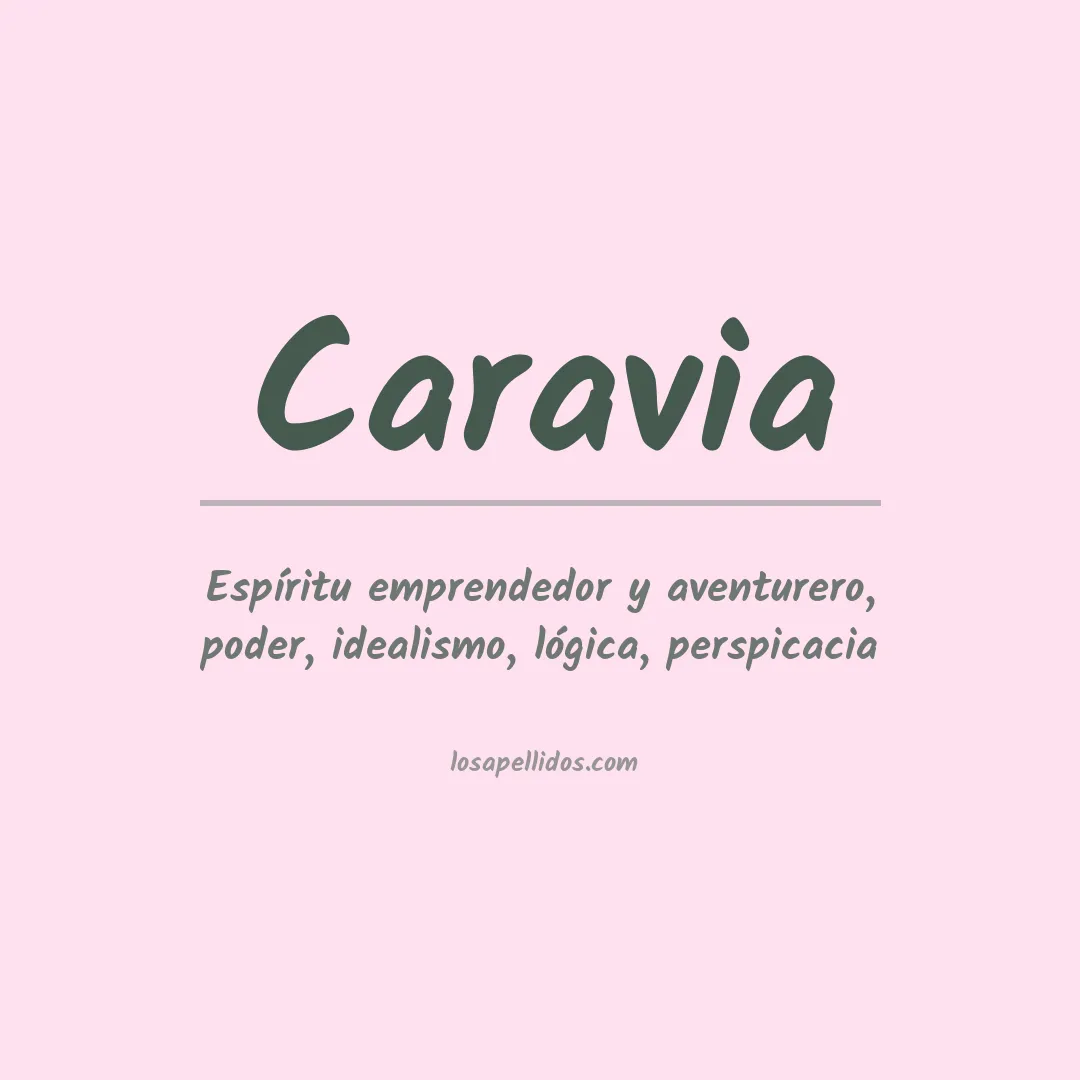 Apellido Caravia