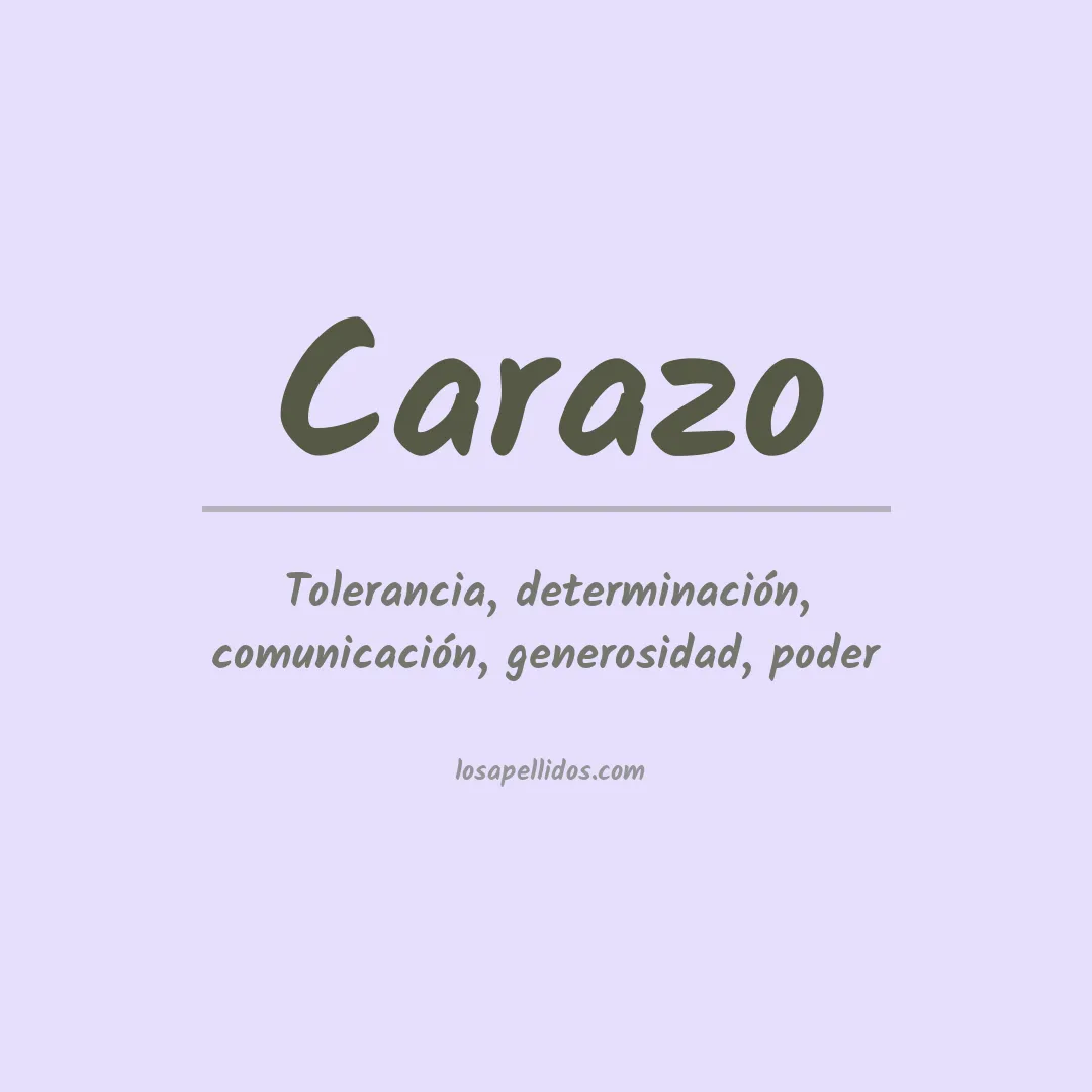 Apellido Carazo
