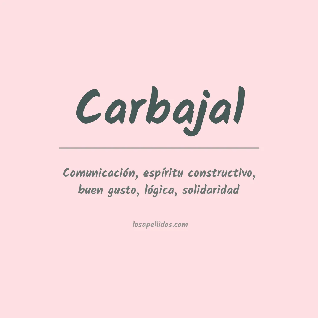 Apellido Carbajal