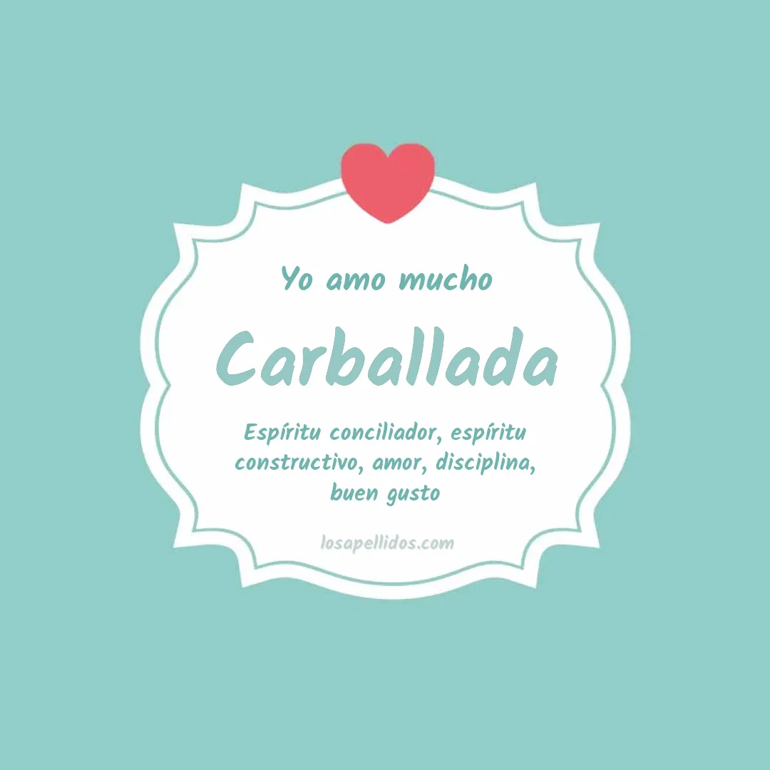 Yo amo mucho Carballada