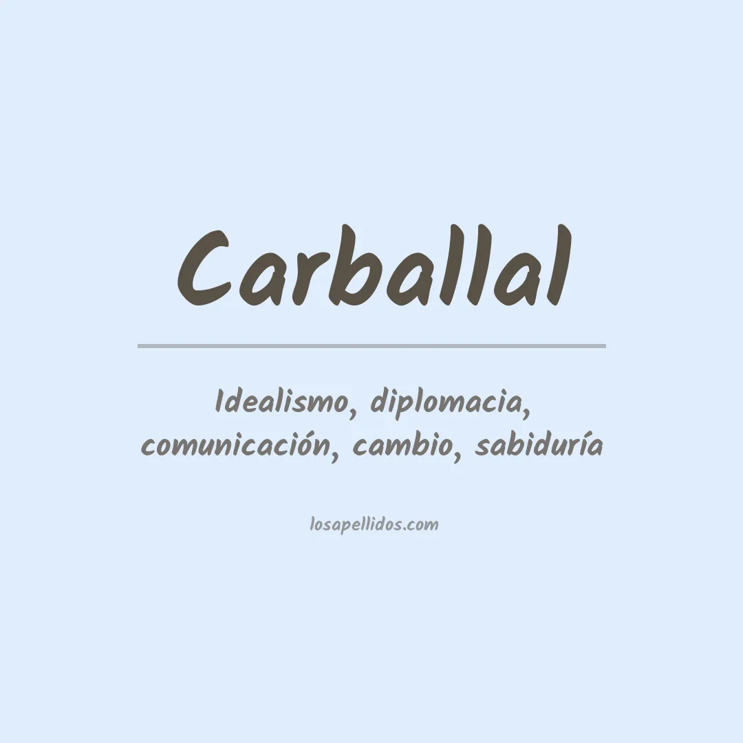 Apellido Carballal