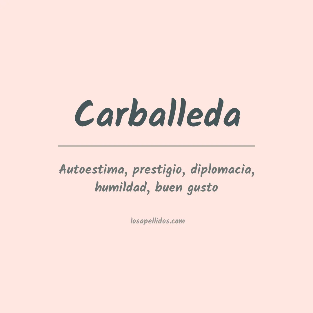 Apellido Carballeda