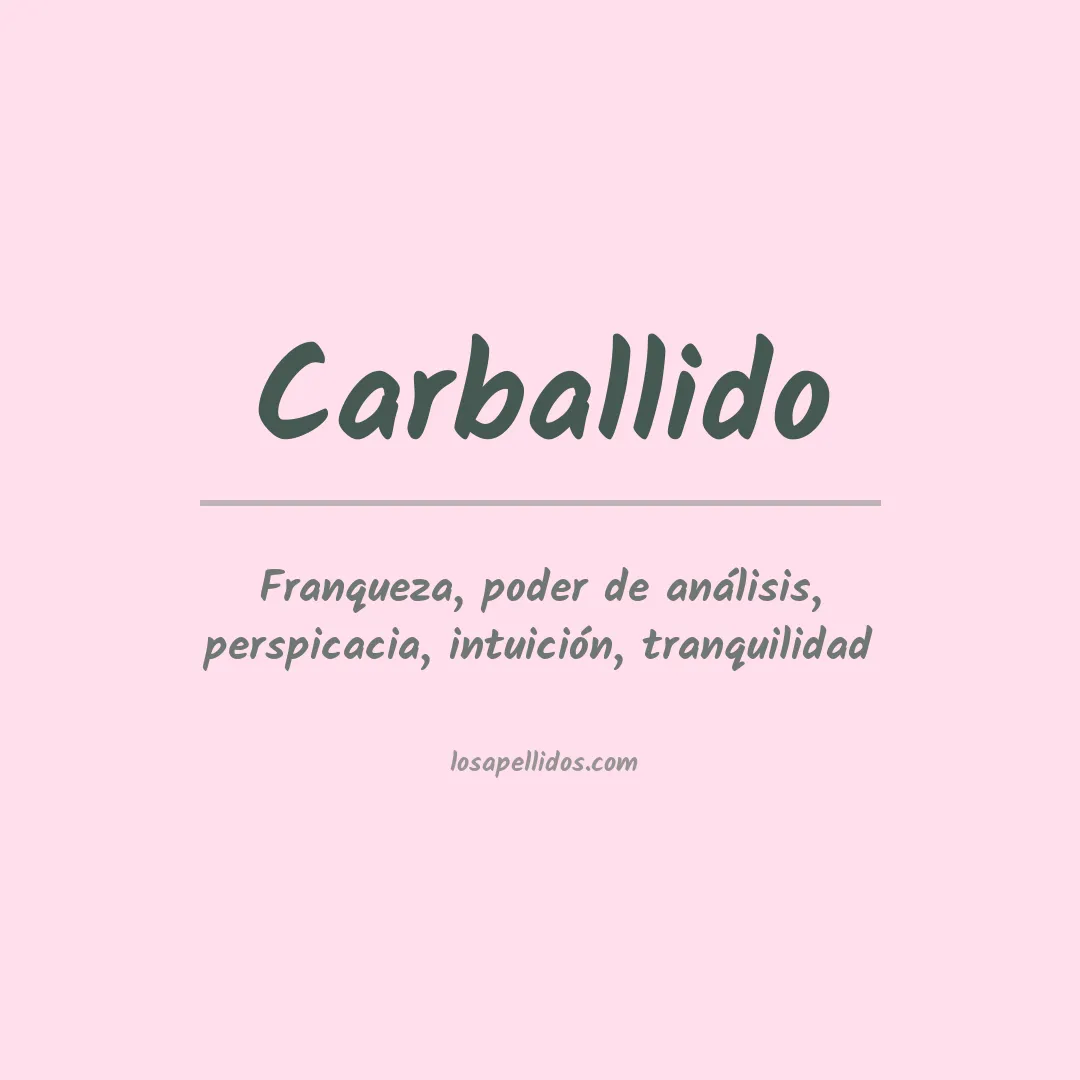 Apellido Carballido