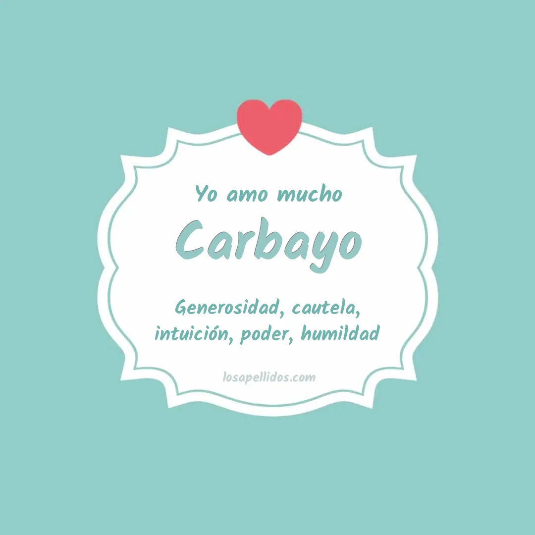 Yo amo mucho Carbayo