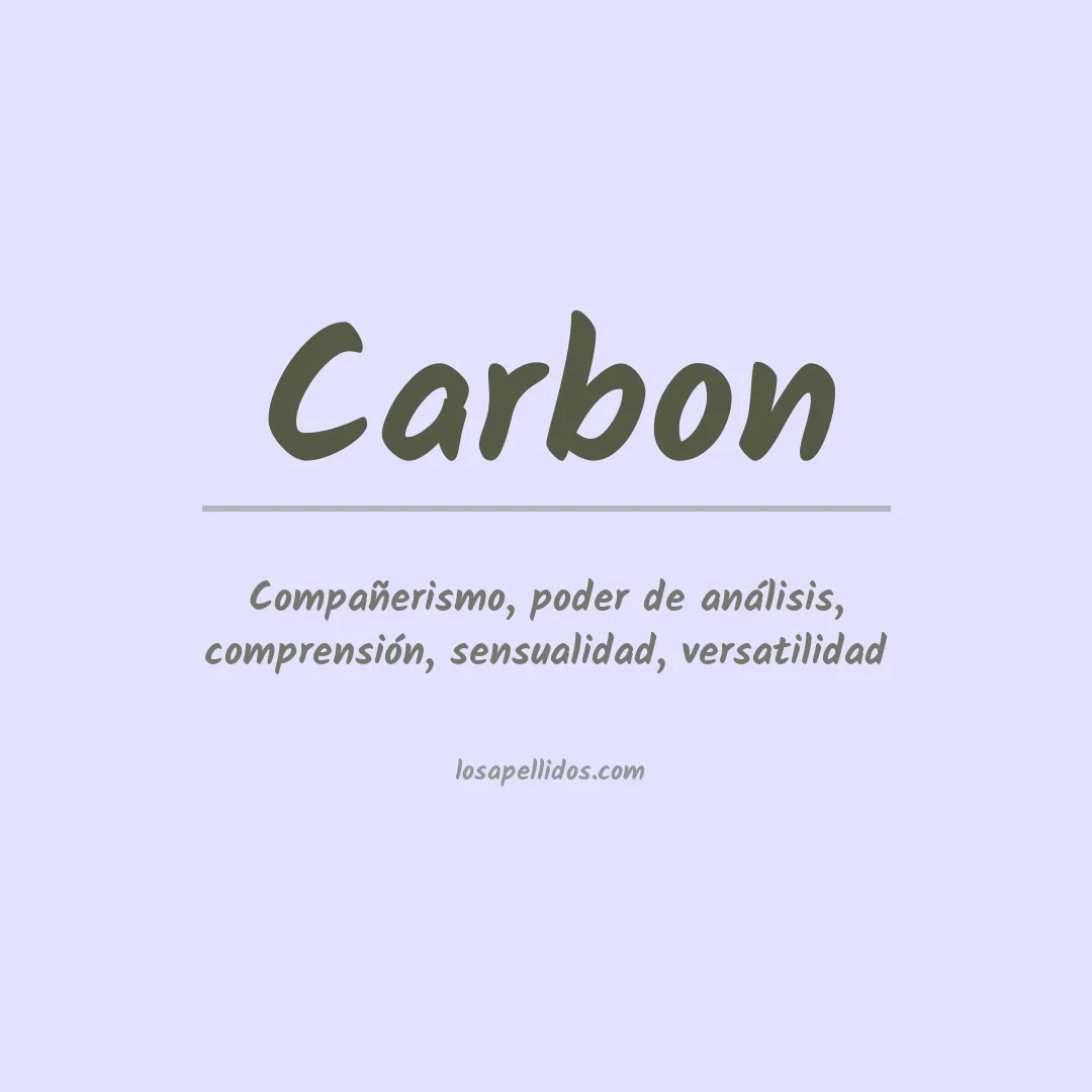 Apellido Carbon