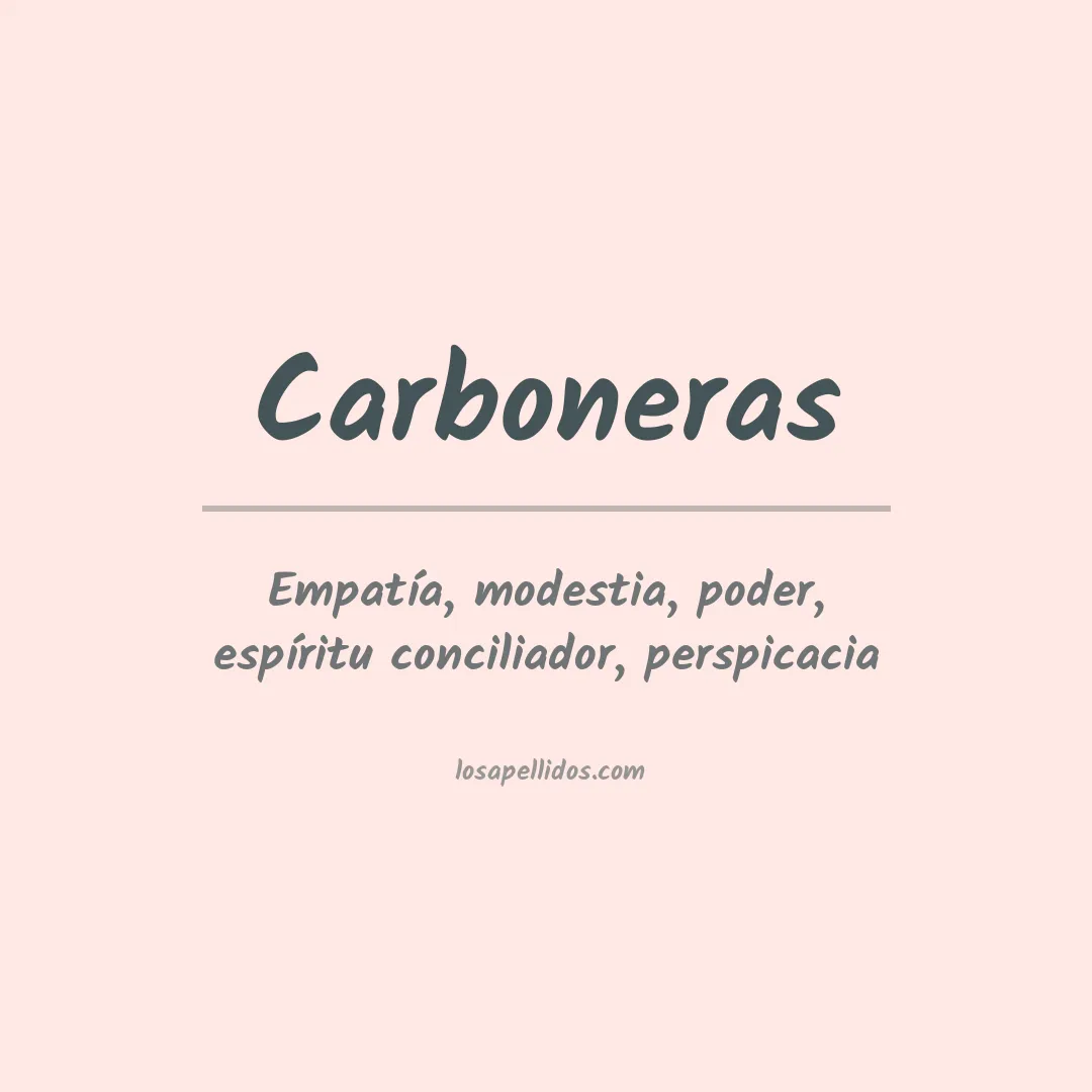 Apellido Carboneras