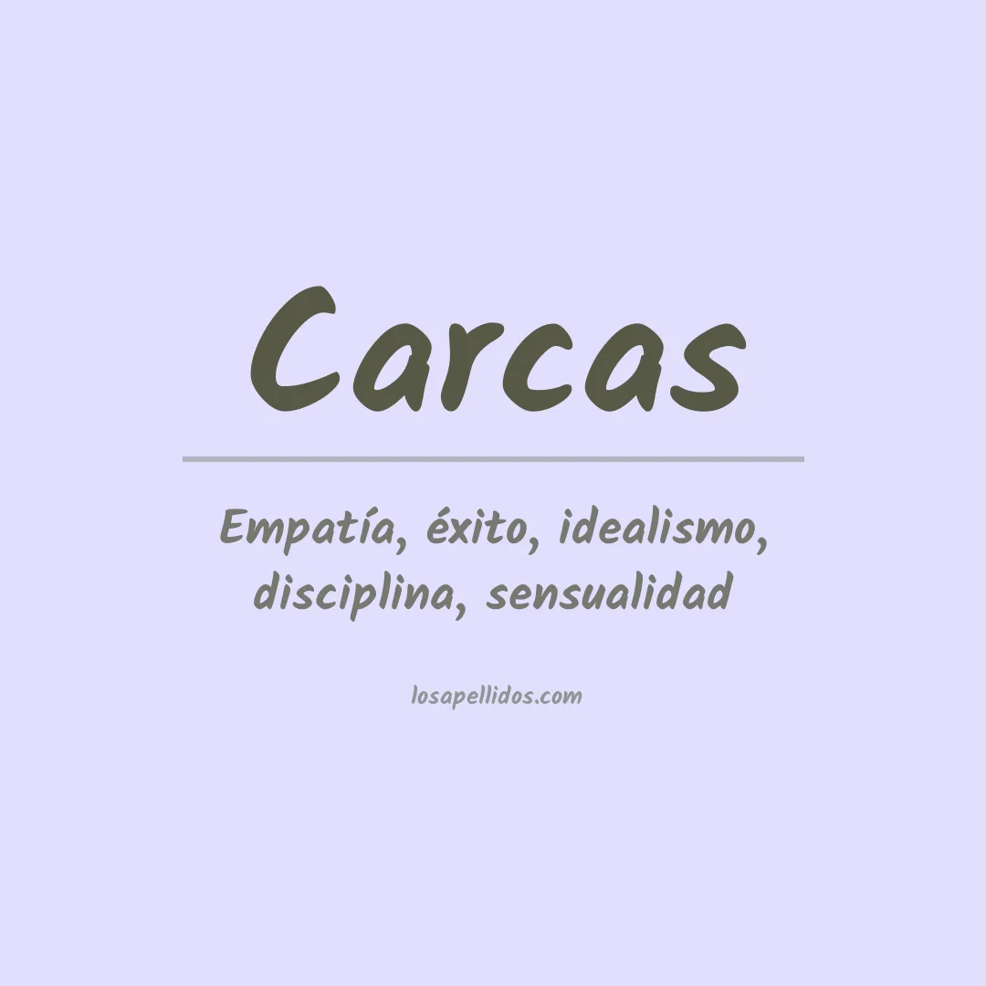 Apellido Carcas