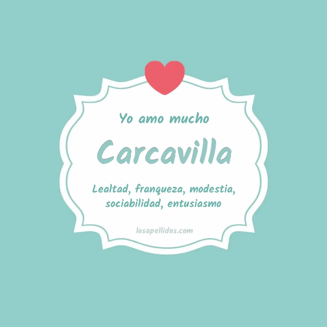 Yo amo mucho Carcavilla