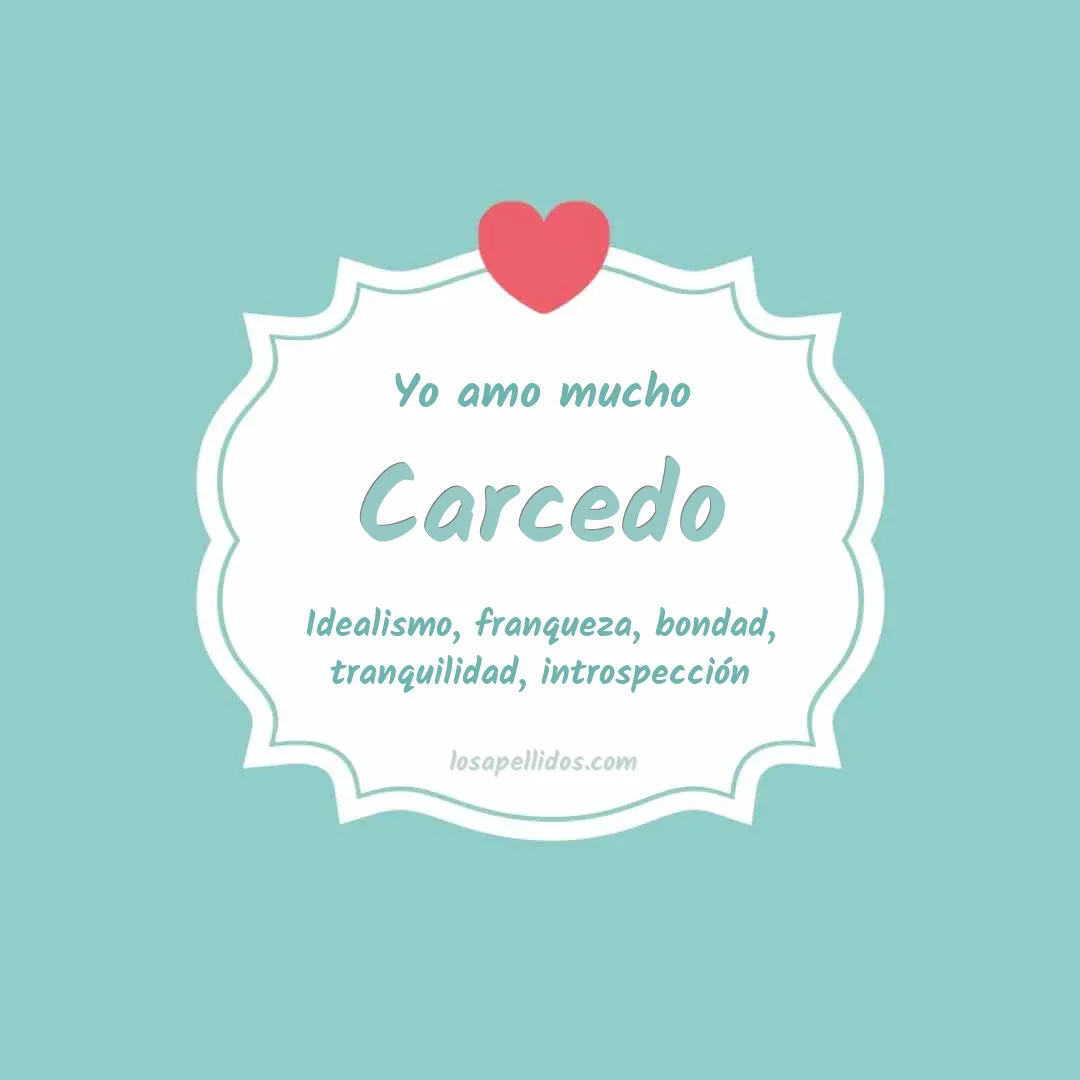 Yo amo mucho Carcedo