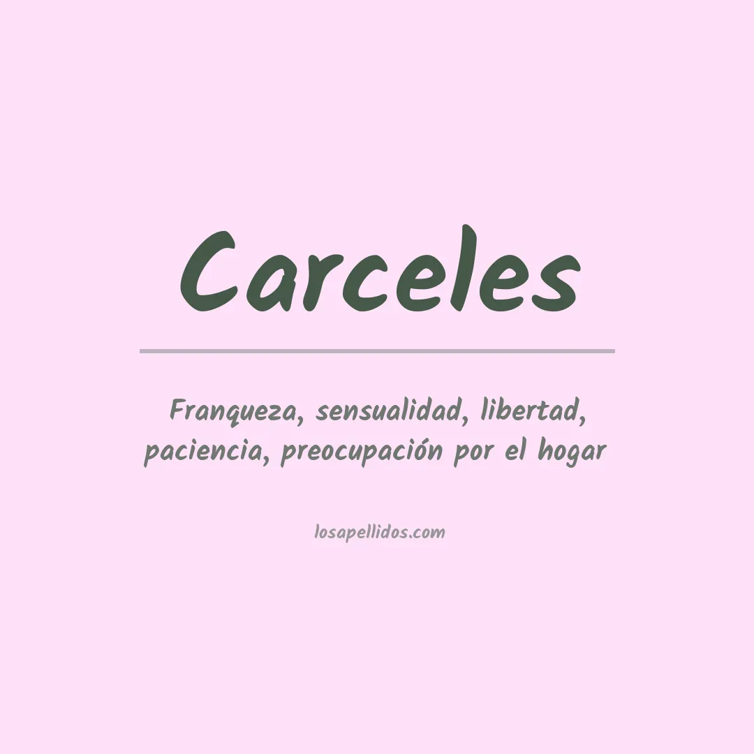 Apellido Carceles