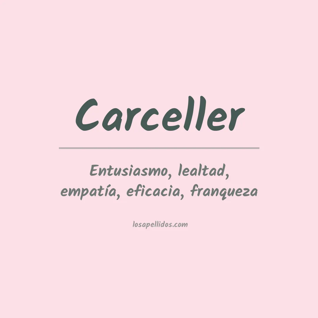 Apellido Carceller