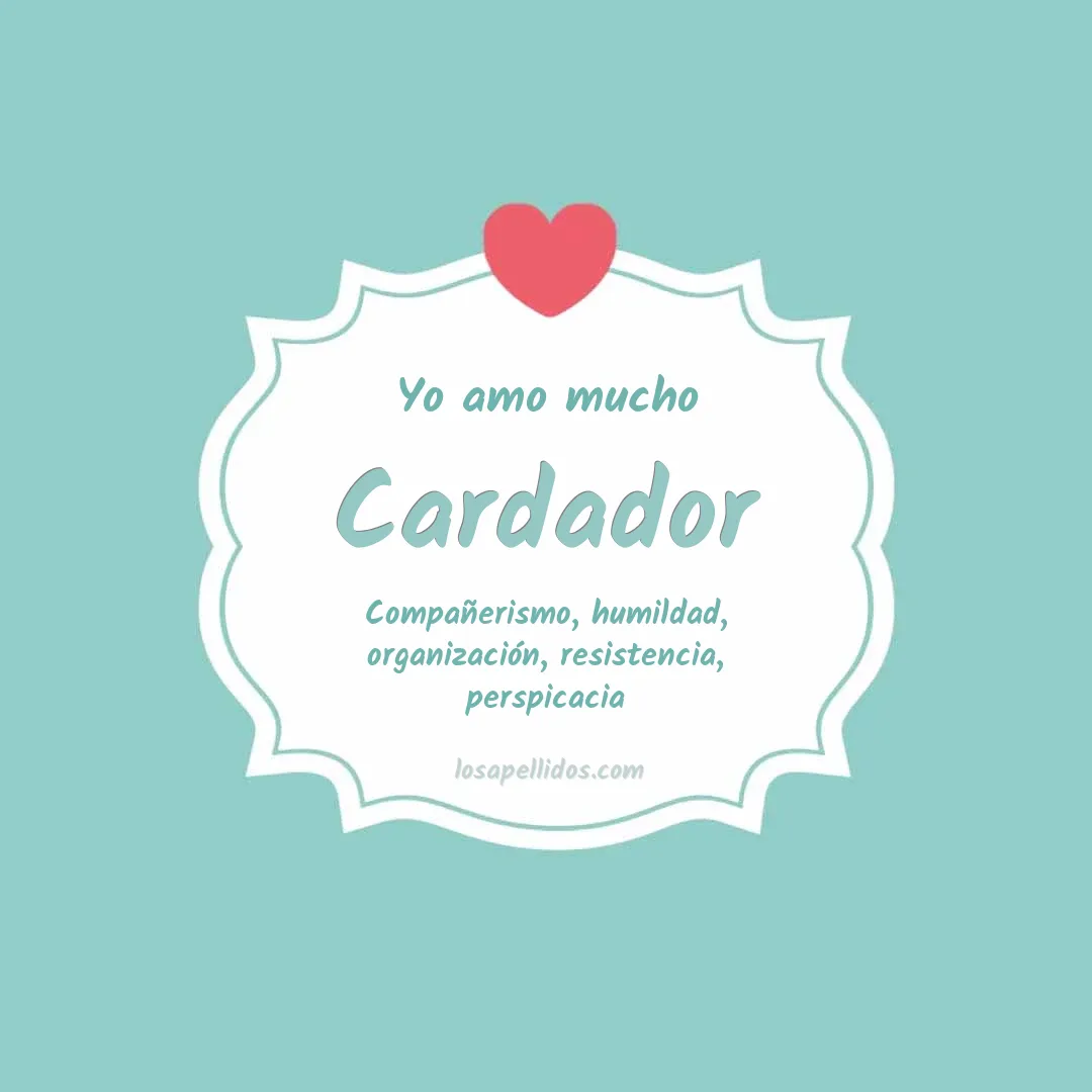 Yo amo mucho Cardador