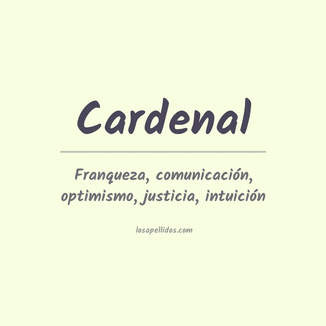 Apellido Cardenal