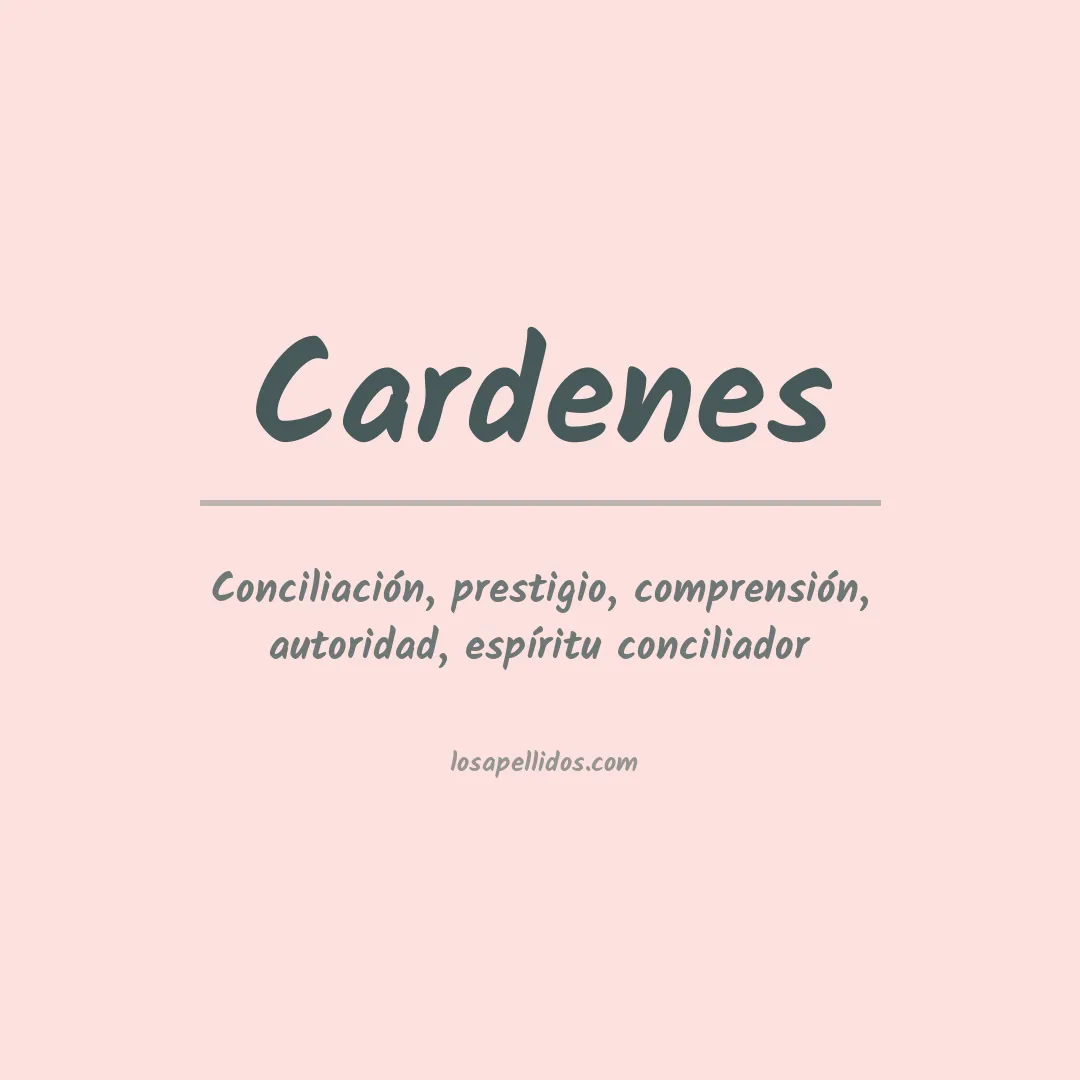 Apellido Cardenes