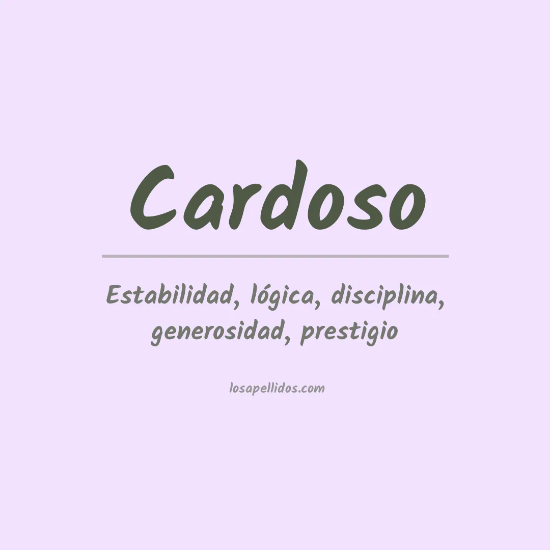 Apellido Cardoso