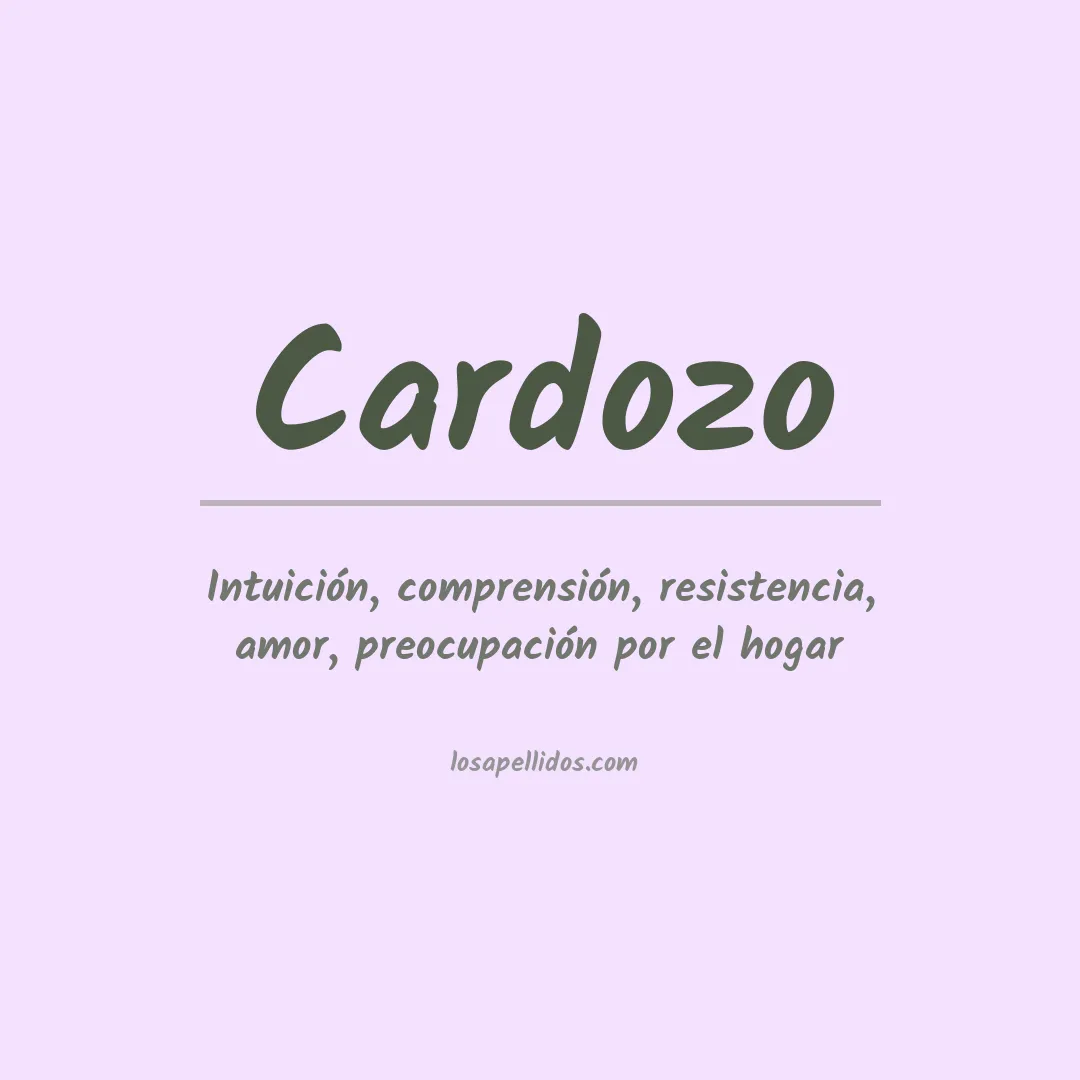 Apellido Cardozo