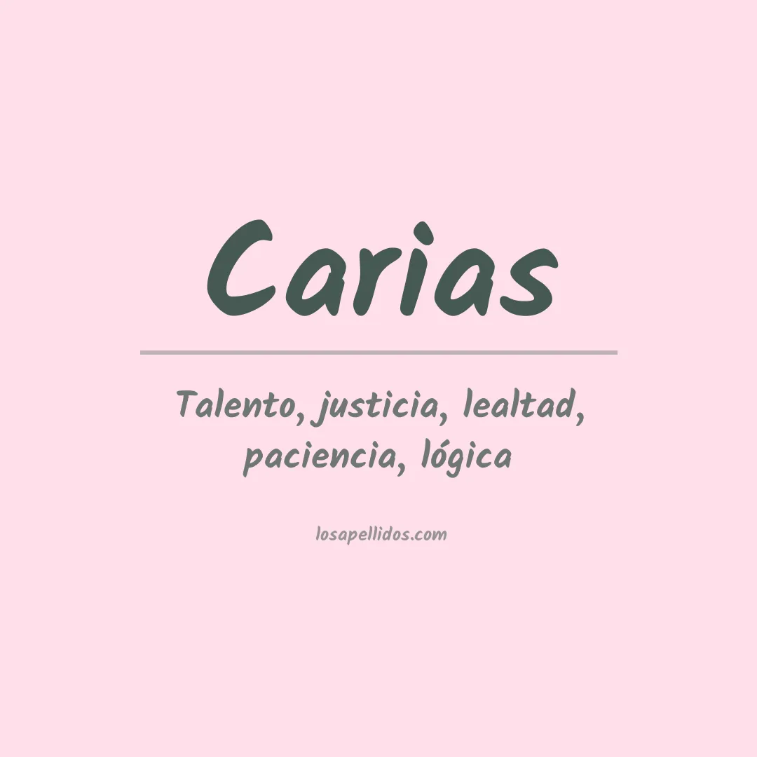 Apellido Carias