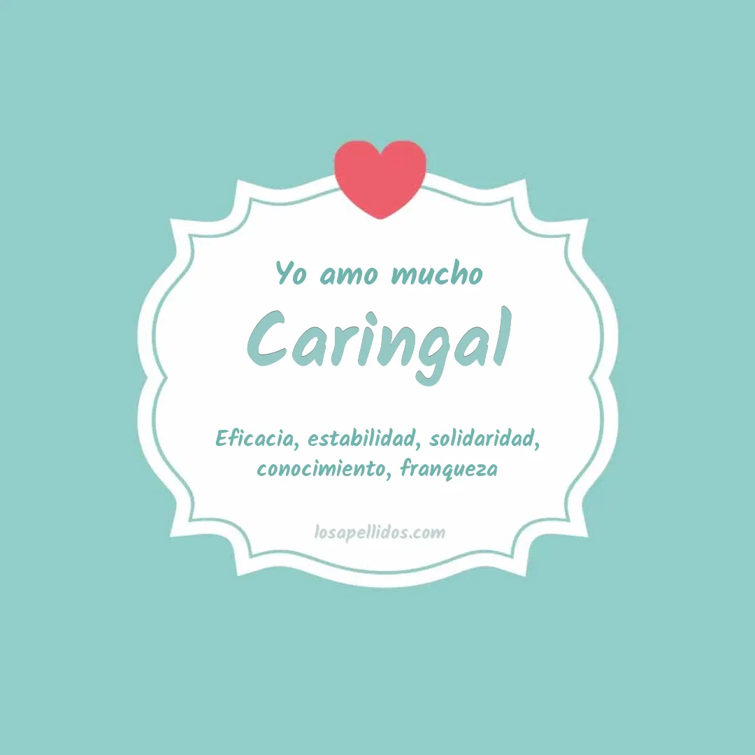 Yo amo mucho Caringal