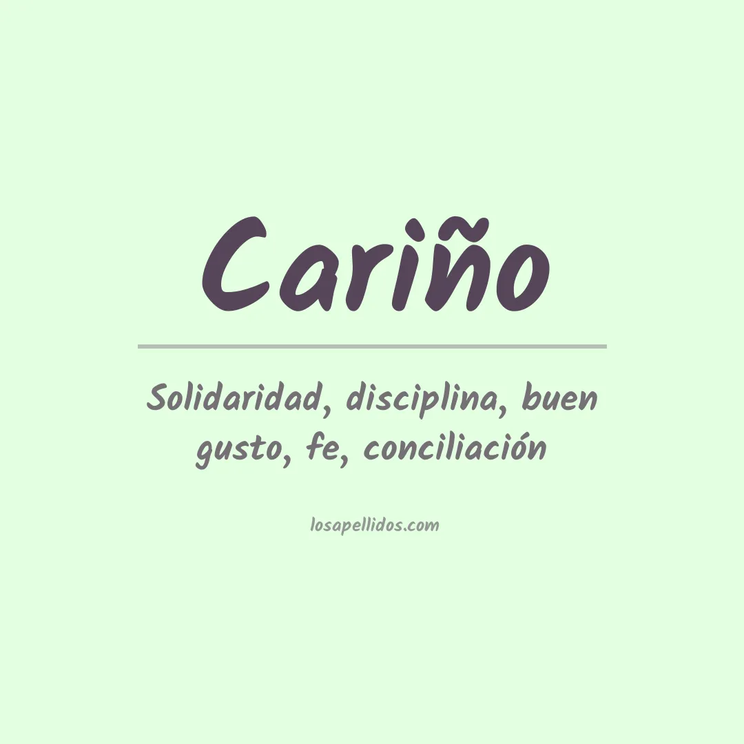Apellido Cariño