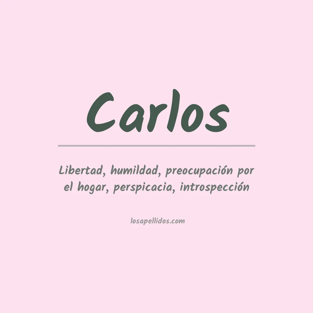 Apellido Carlos