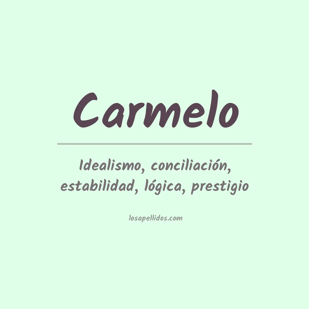 Apellido Carmelo
