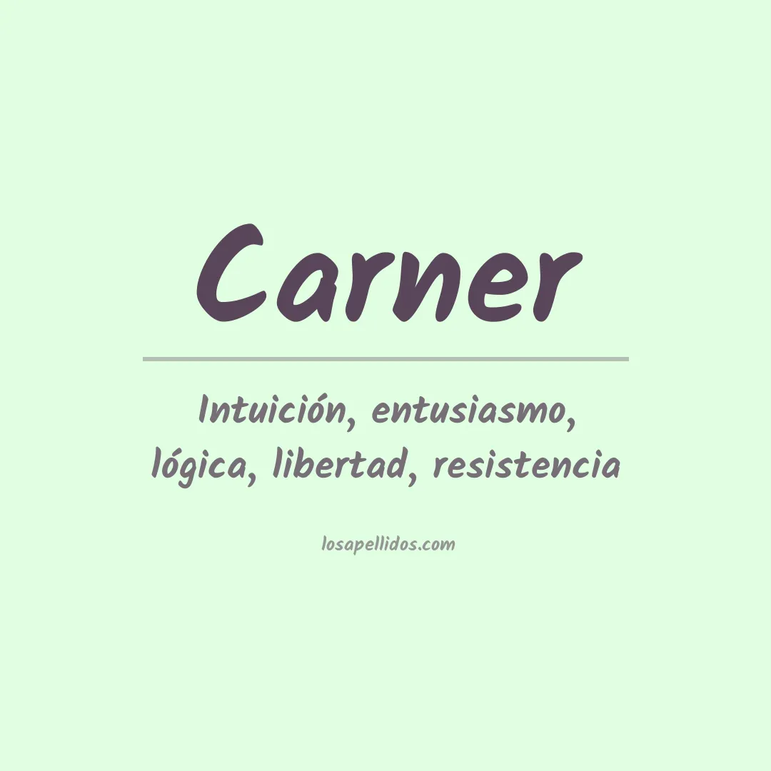 Apellido Carner