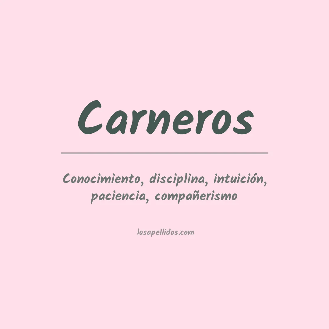 Apellido Carneros