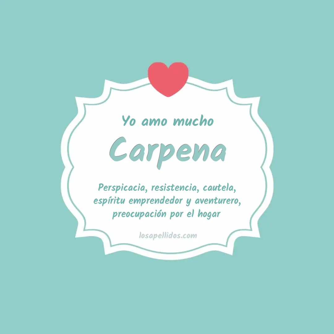 Yo amo mucho Carpena