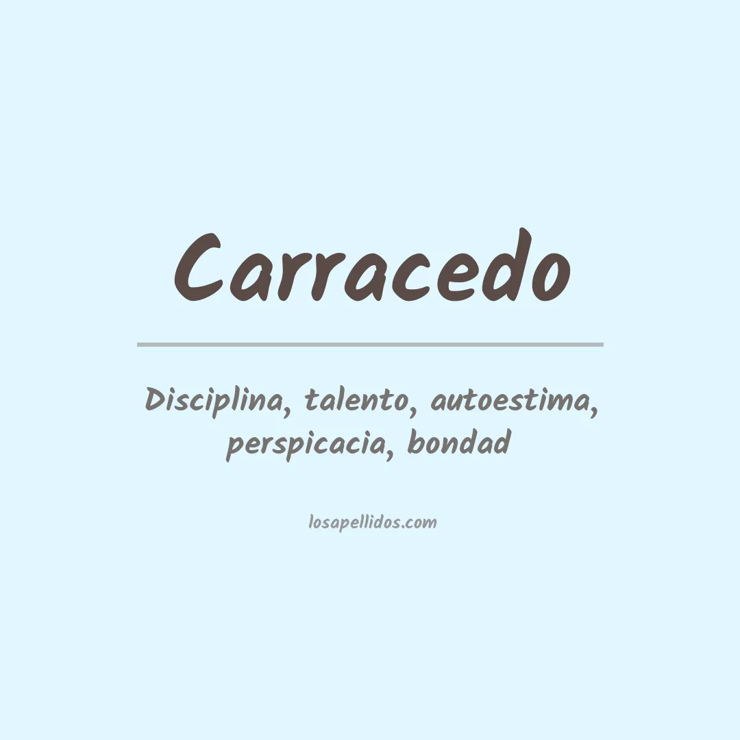 Apellido Carracedo