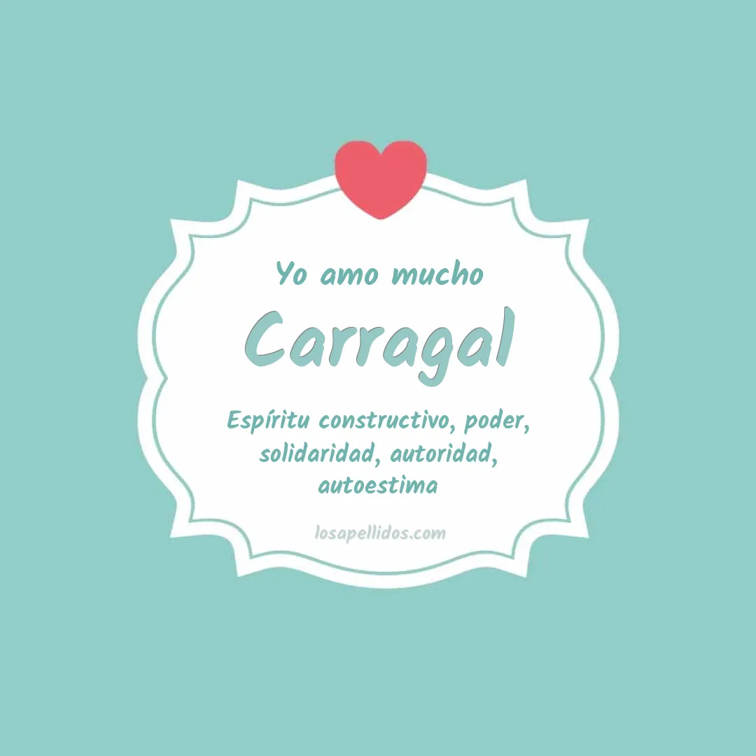 Yo amo mucho Carragal