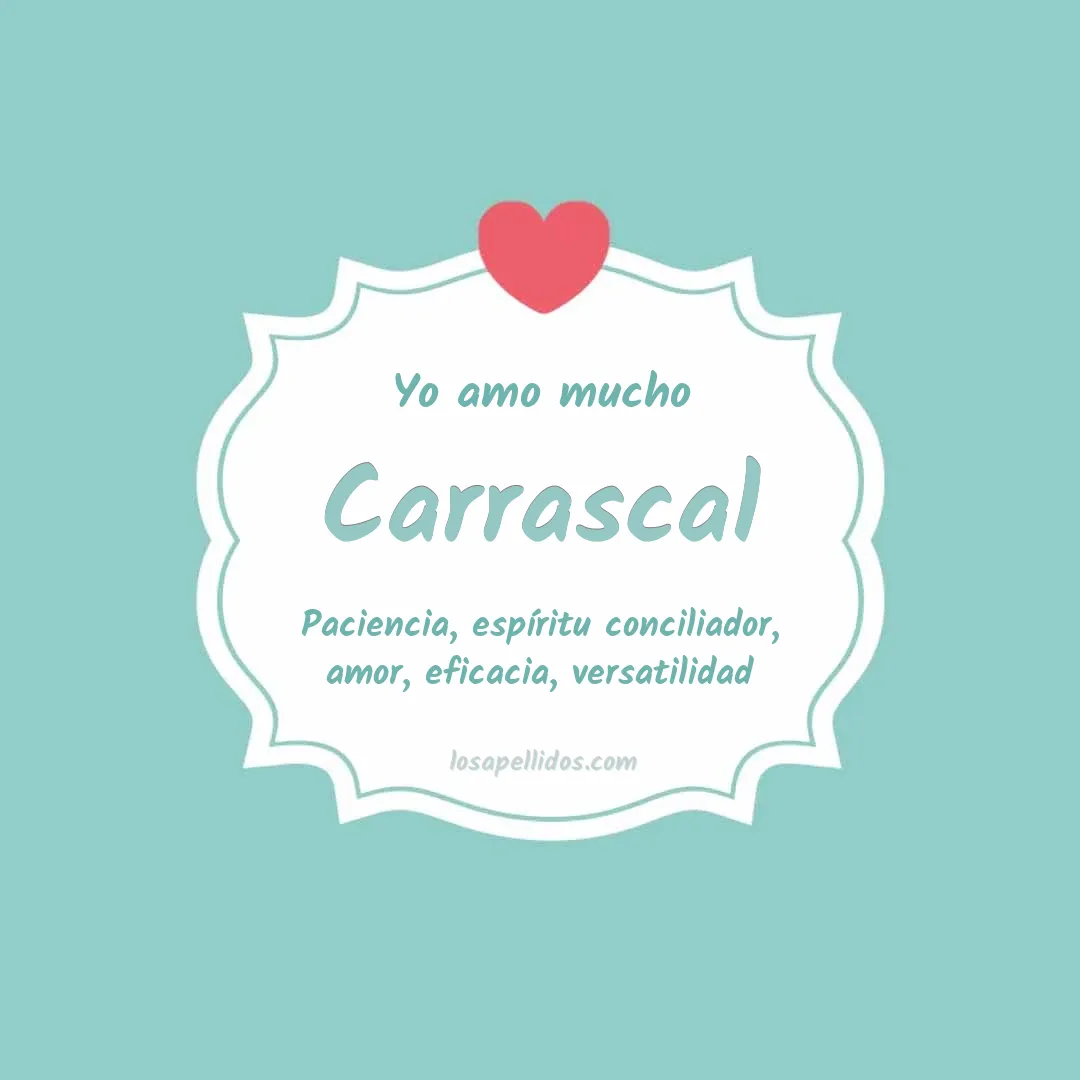 Yo amo mucho Carrascal