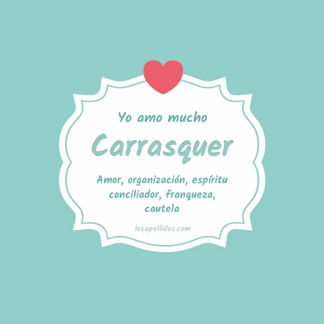 Yo amo mucho Carrasquer