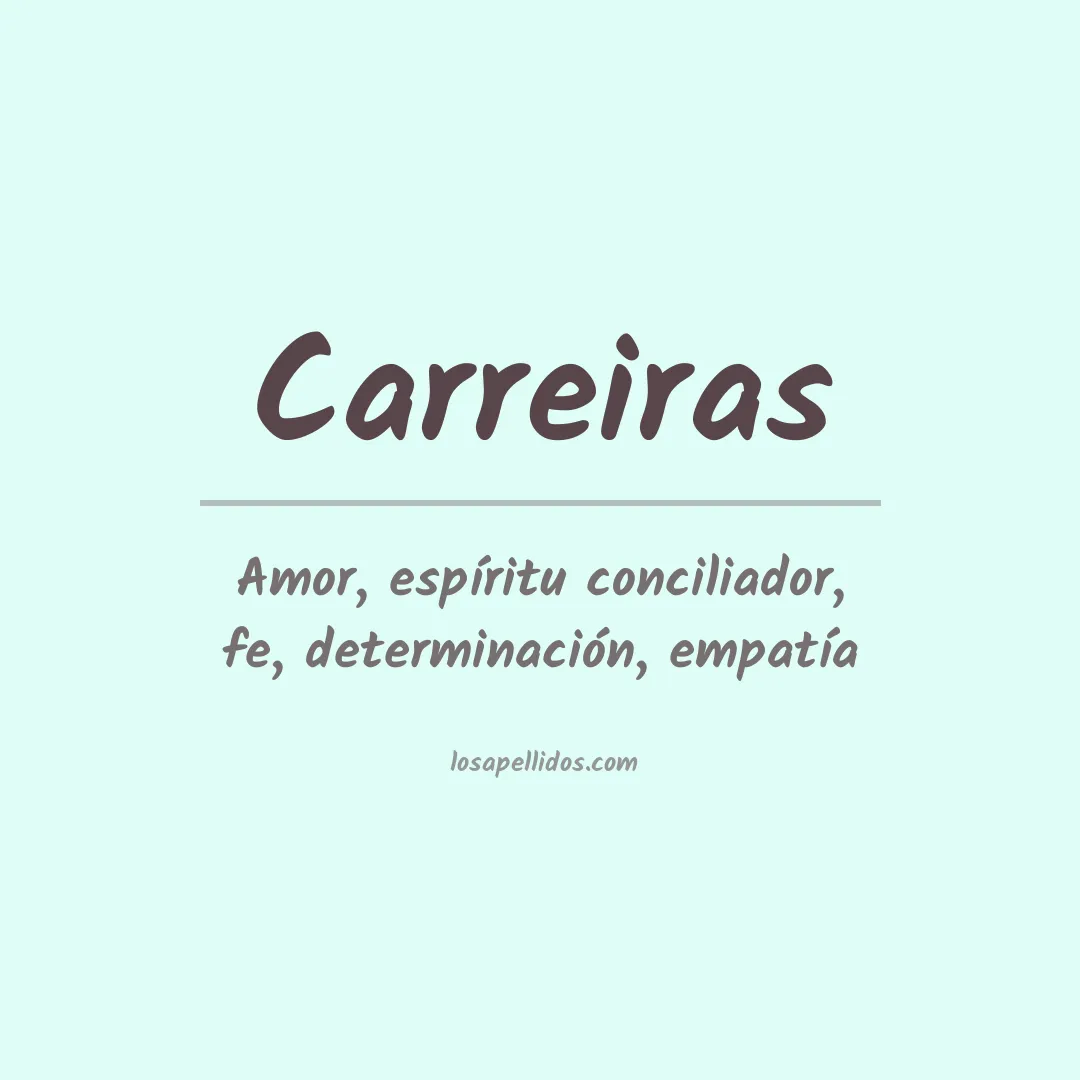 Apellido Carreiras