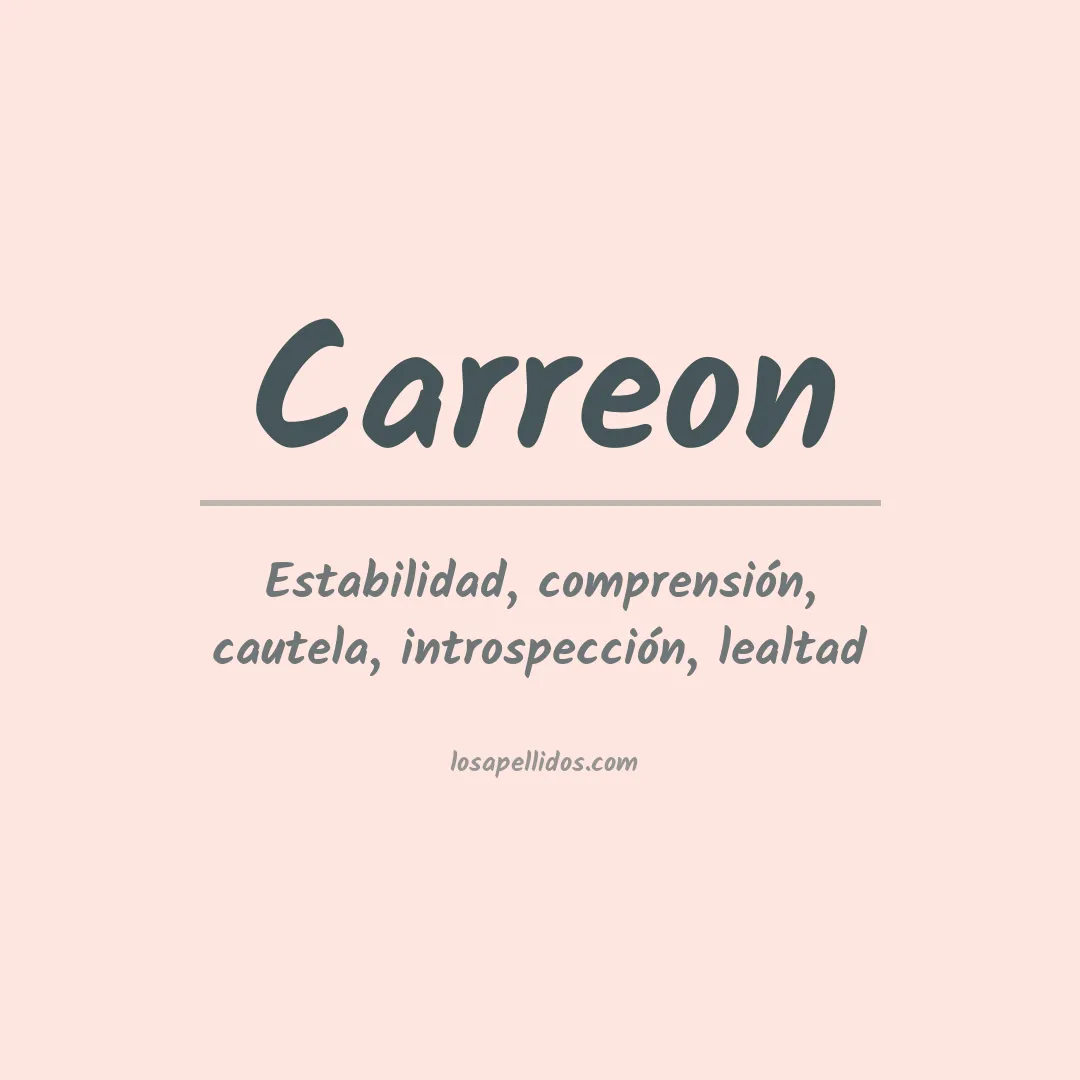 Apellido Carreón