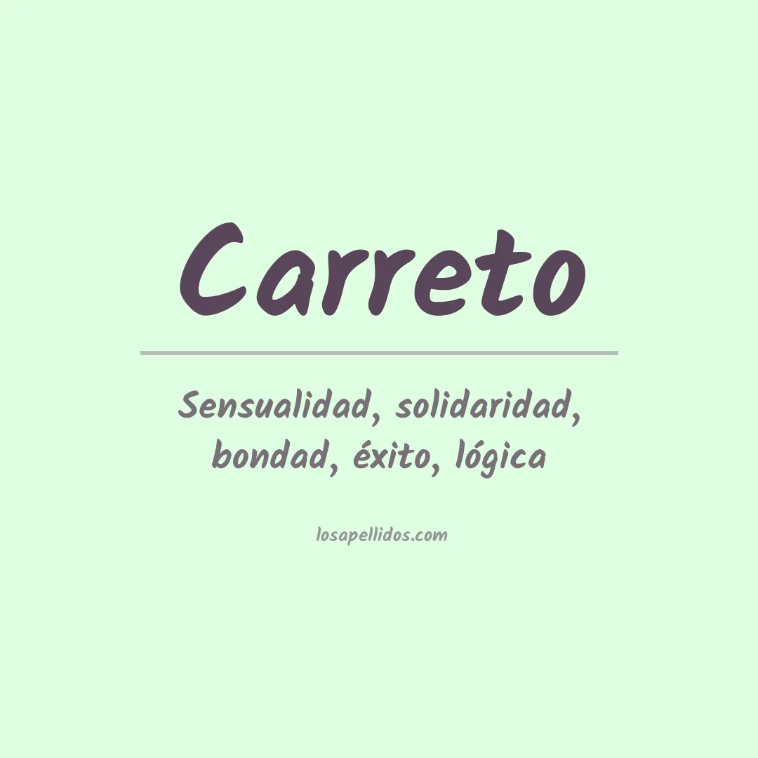 Apellido Carreto