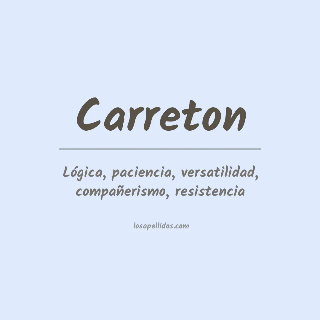 Apellido Carreton