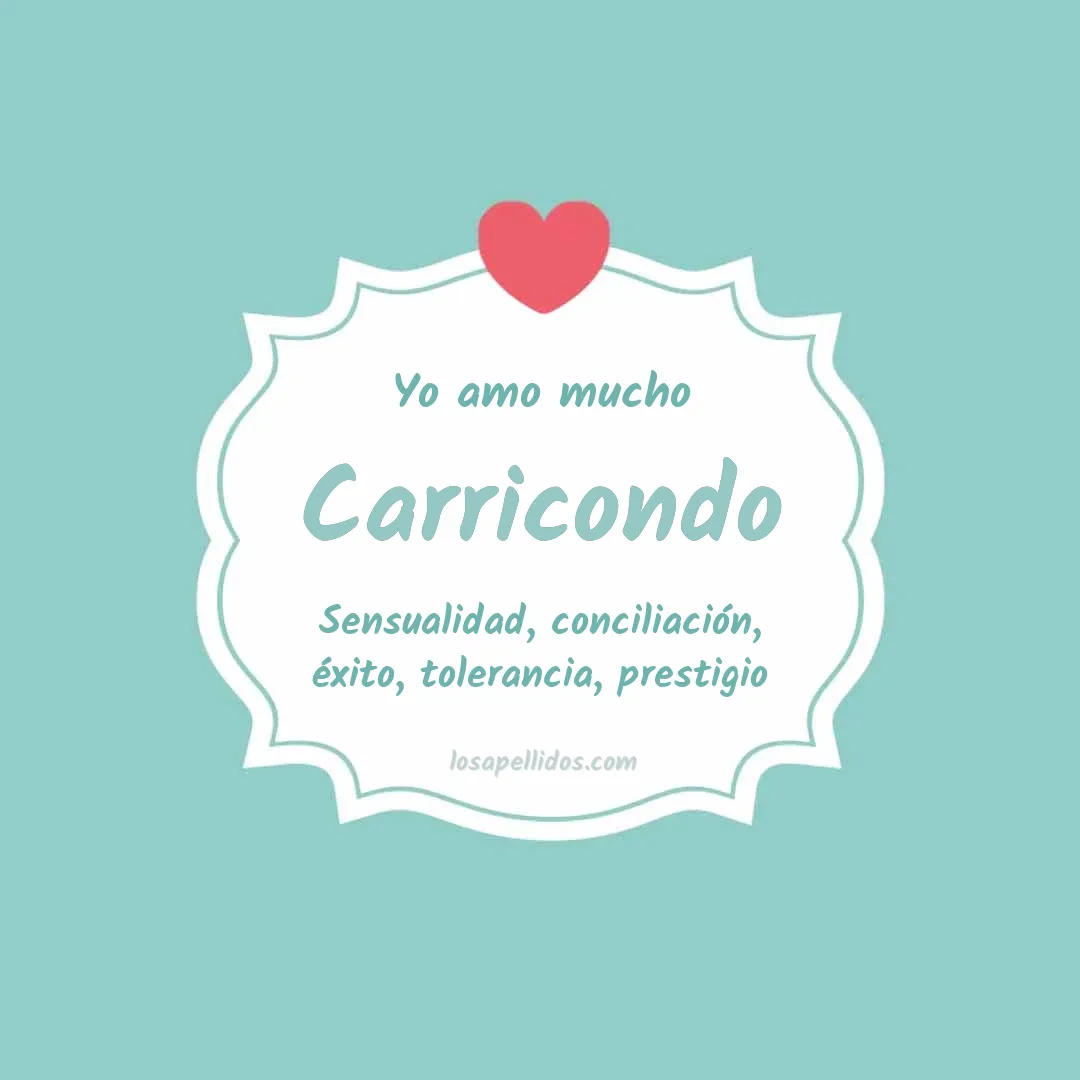 Yo amo mucho Carricondo